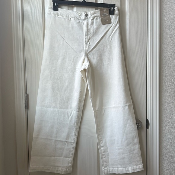 NWT Madewell Emmett Wide-Leg Welt pocket edition Jeans Tile White size 29 FLAW - Picture 10 of 14